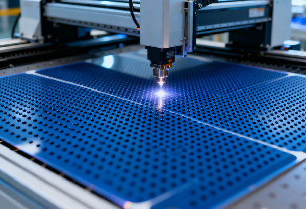 柔性太阳能板激光微孔加工 (6)