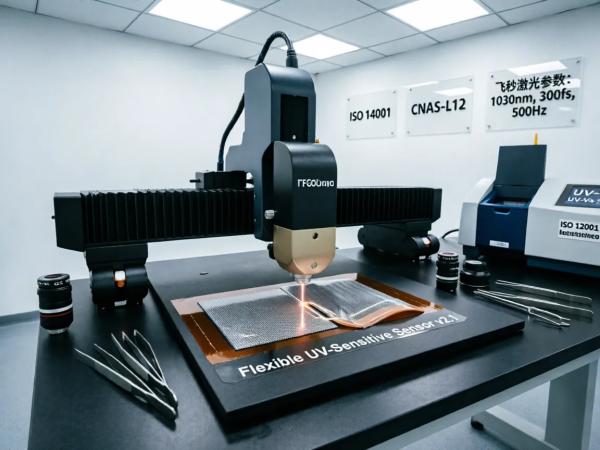 柔性传感器紫外飞秒激光切割 (5)